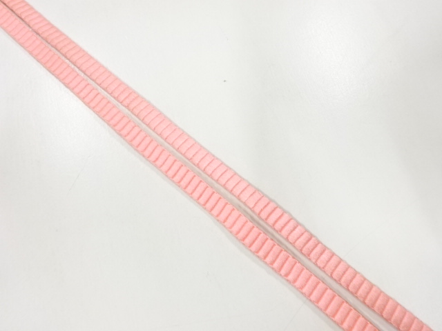 アンティーク　正絹　帯留め用手組三分紐